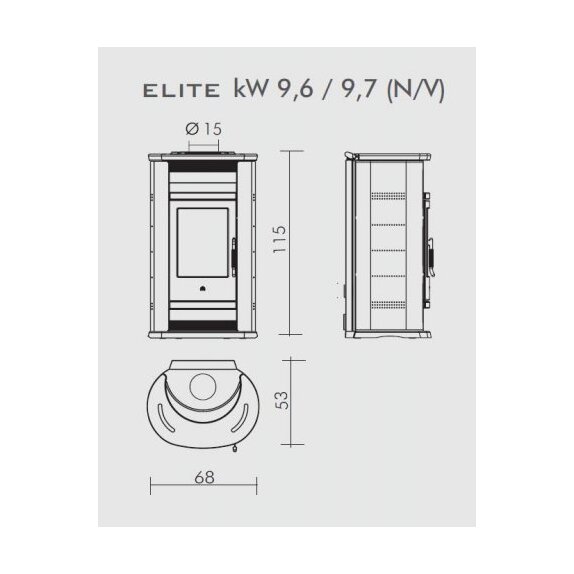 Edilkamin krbové kachle - ELITE