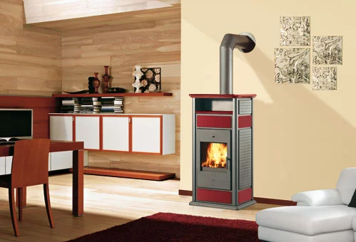 Edilkamin teplovodné krbové kachle - WARM S PLATNOU